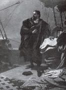 Karl Theodor von Piloty Columbus oil